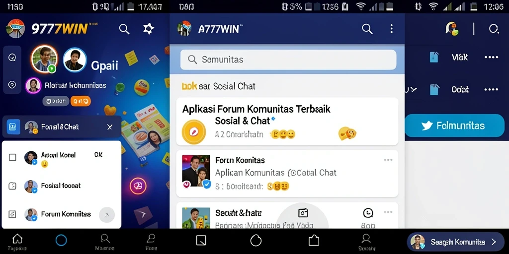 Tampilan antarmuka 9777WIN yang intuitif dan fungsional.