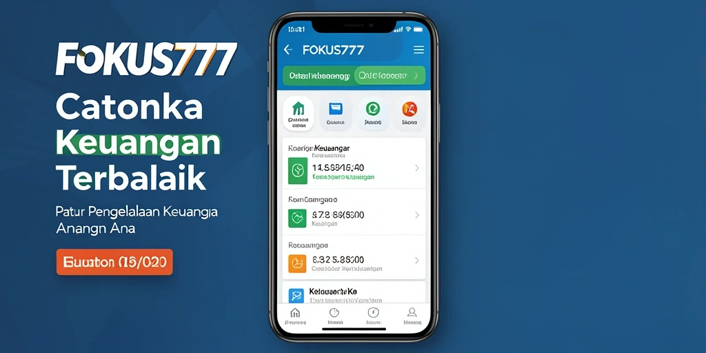 Antarmuka pengguna FOKUS777 yang sederhana dan fungsional.