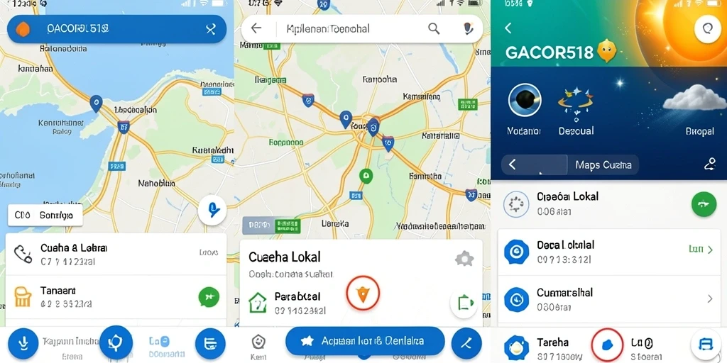 Tampilan antarmuka GACOR518 yang jelas dan informatif.