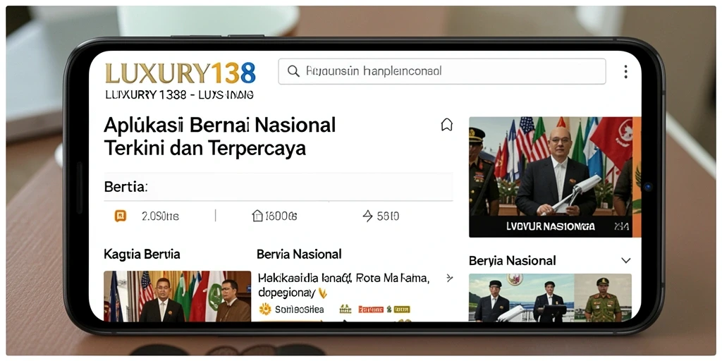 Tampilan antarmuka LUXURY138 yang informatif dan menarik.
